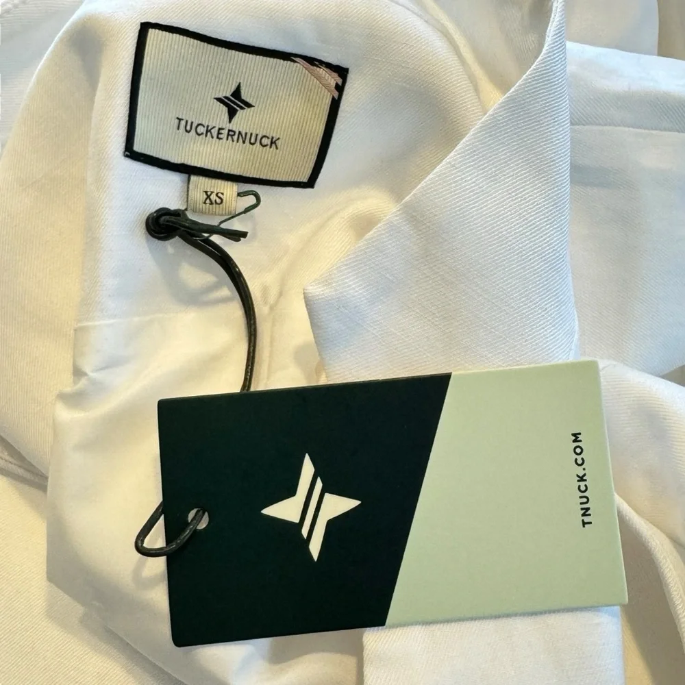 Tuckernuck NEW White Leighton Sleeveless Linen Button Down Midi Dress XS - Picture 10 of 11